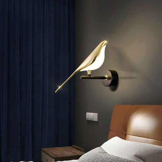 Chirpy LED Bird Wall Lamp, Solo