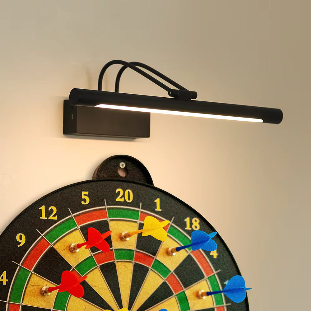 rechargeable picture wall light in black