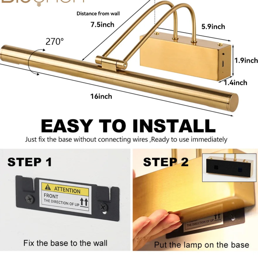 Rechargeable Picture Wall Light