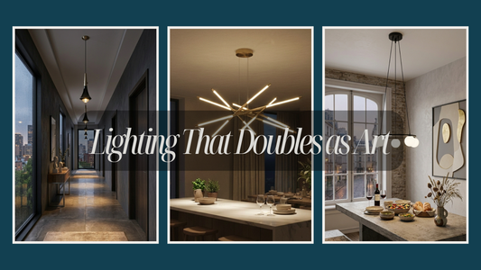 Lighting That Doubles as Art