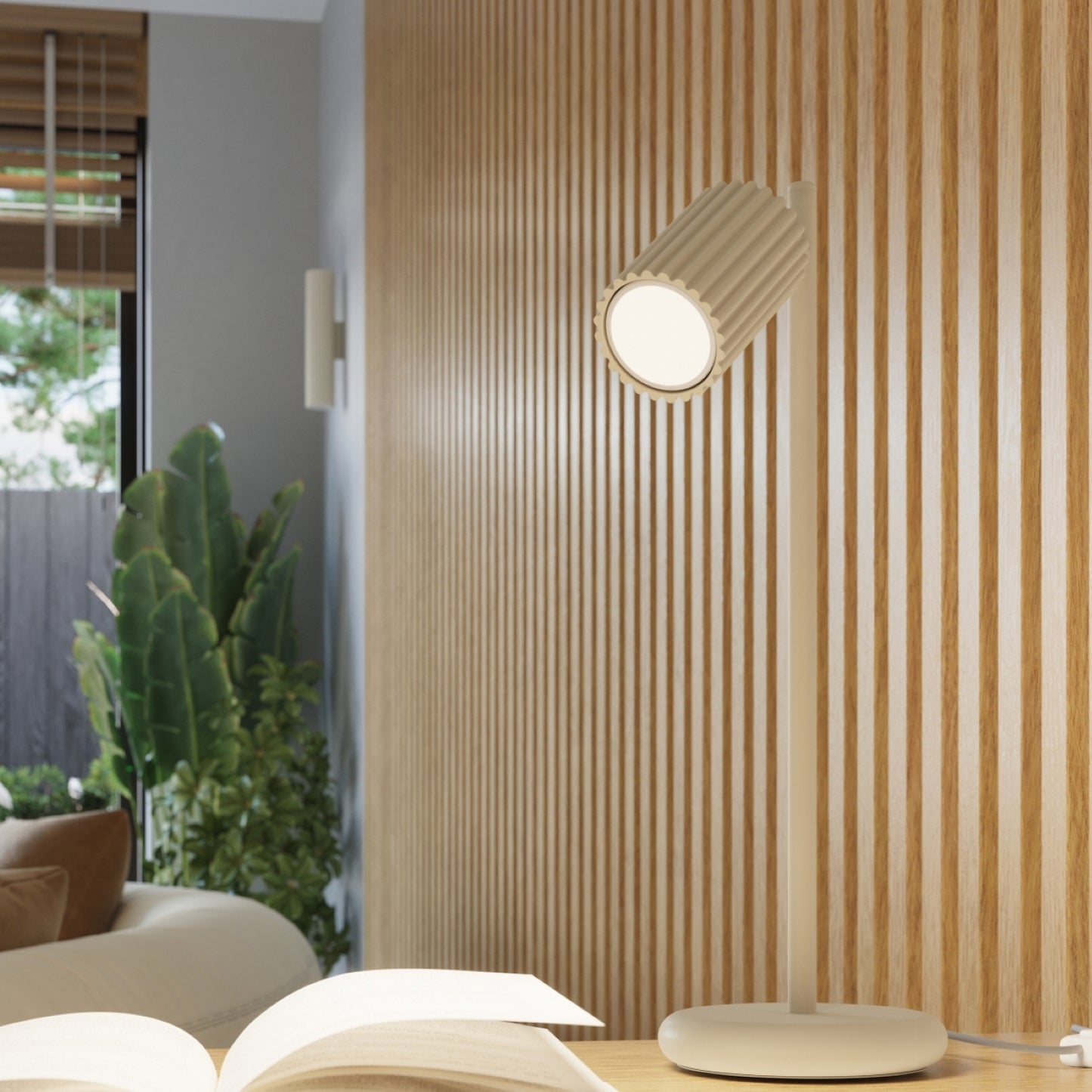 Gold Triple Ribbed Spotlight Bar technical view and dimensions reference