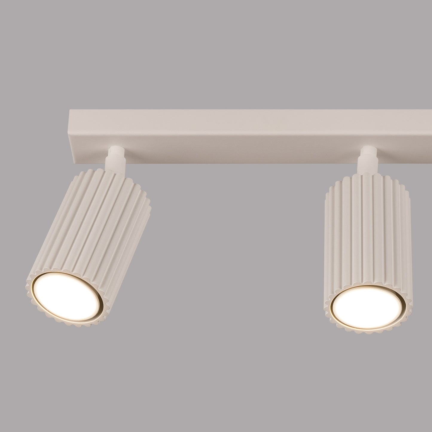Gold Triple Ribbed Spotlight Bar technical view and dimensions reference