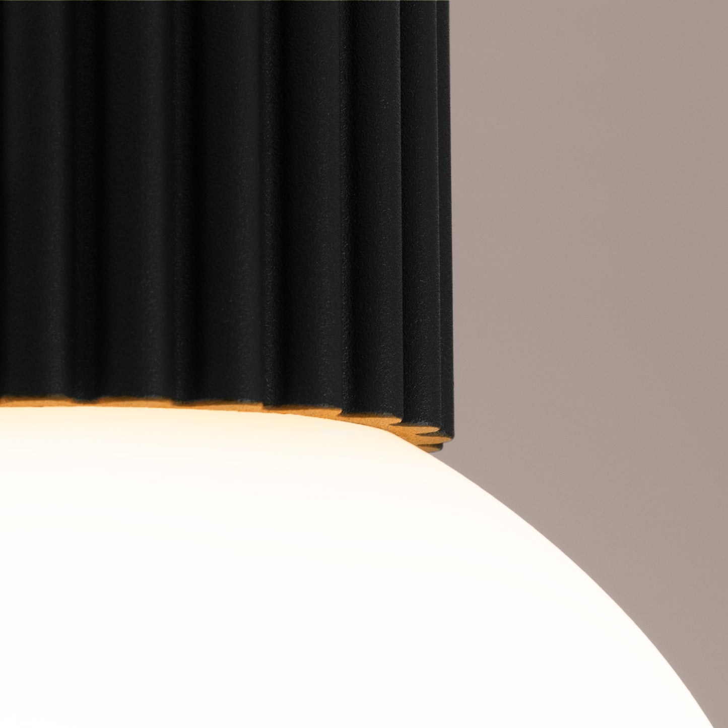 Ultramarine Opal Glass Globe Ceiling Light IP44 technical view and dimensions reference