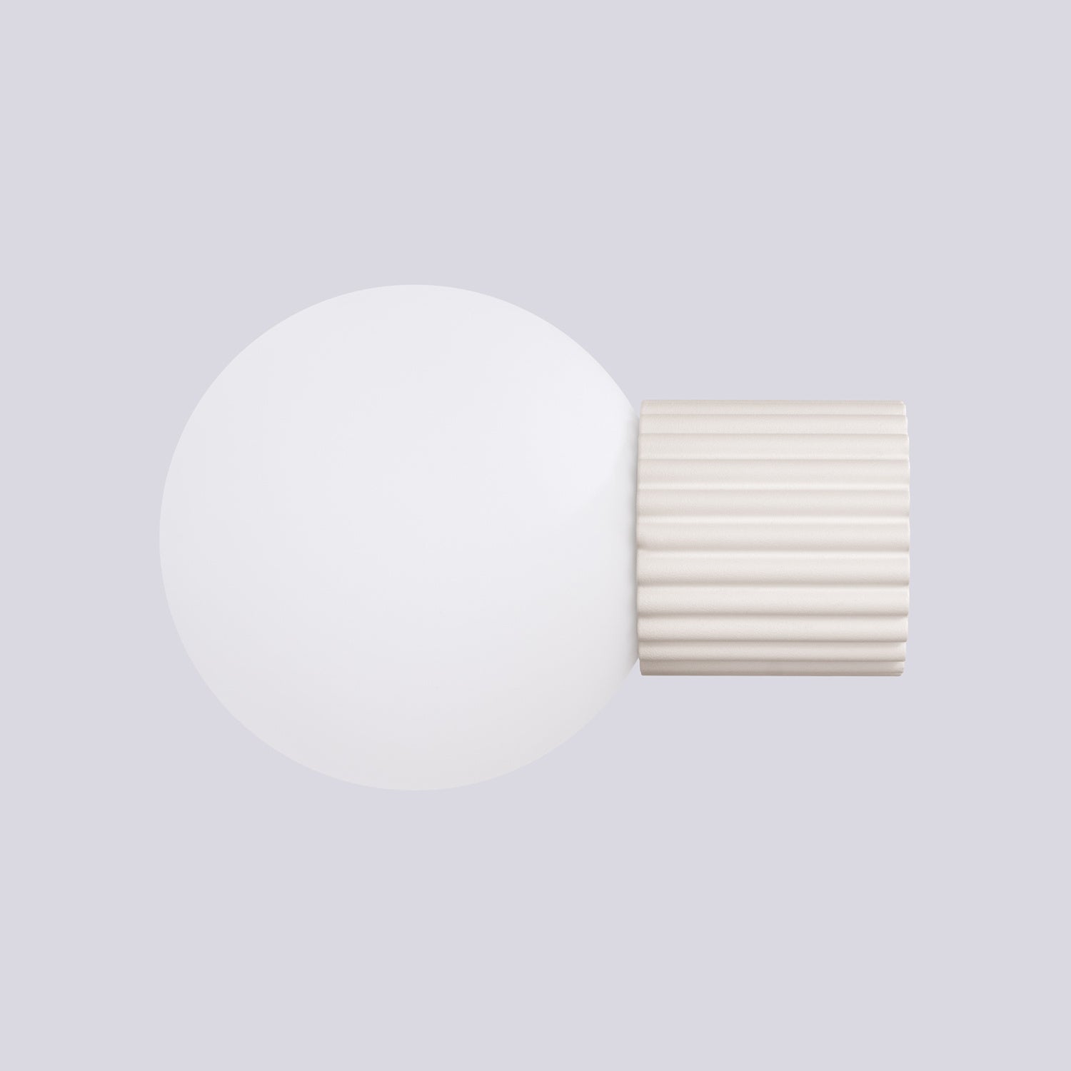 Mocha Opal Glass Globe Wall Light IP44 technical view and dimensions reference