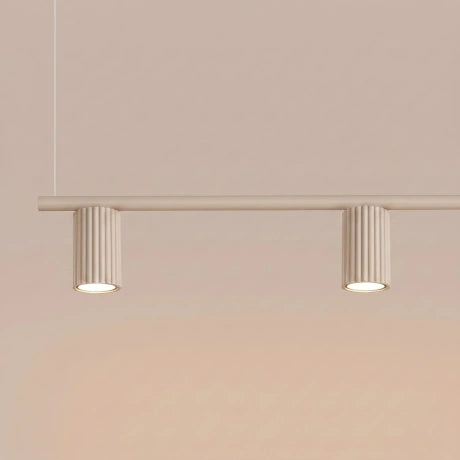 Quad Ribbed Chandelier