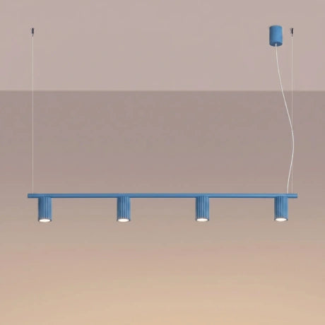 Quad Ribbed Chandelier