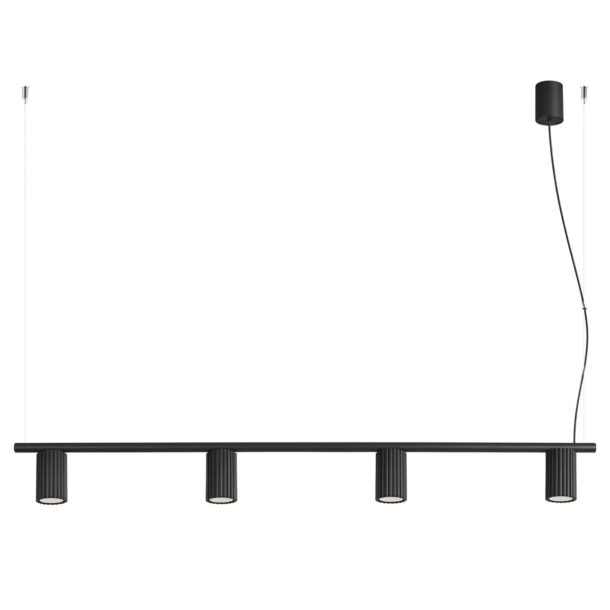 Quad Ribbed Chandelier