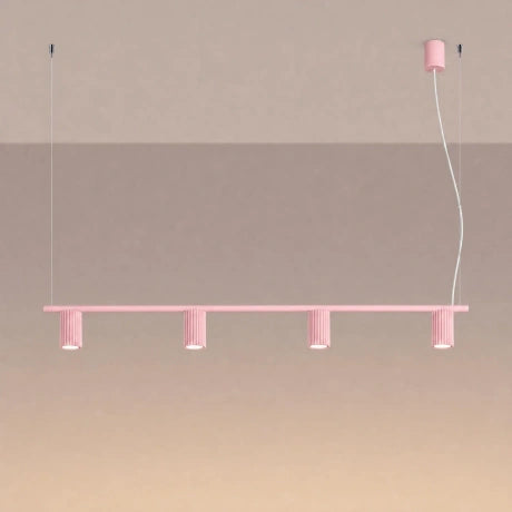 Quad Ribbed Chandelier