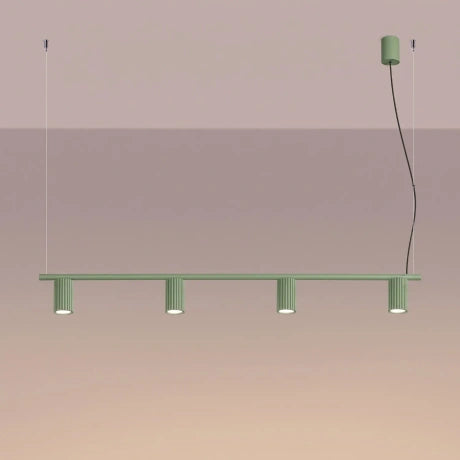 Quad Ribbed Chandelier
