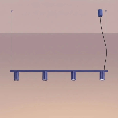 Quad Ribbed Chandelier