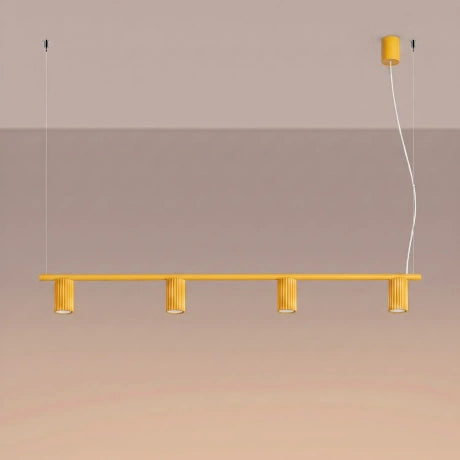 Quad Ribbed Chandelier