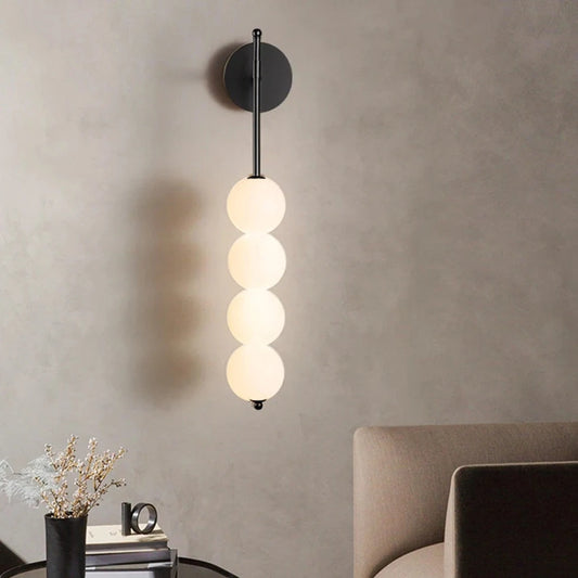 bubble gold wall light for bedroom