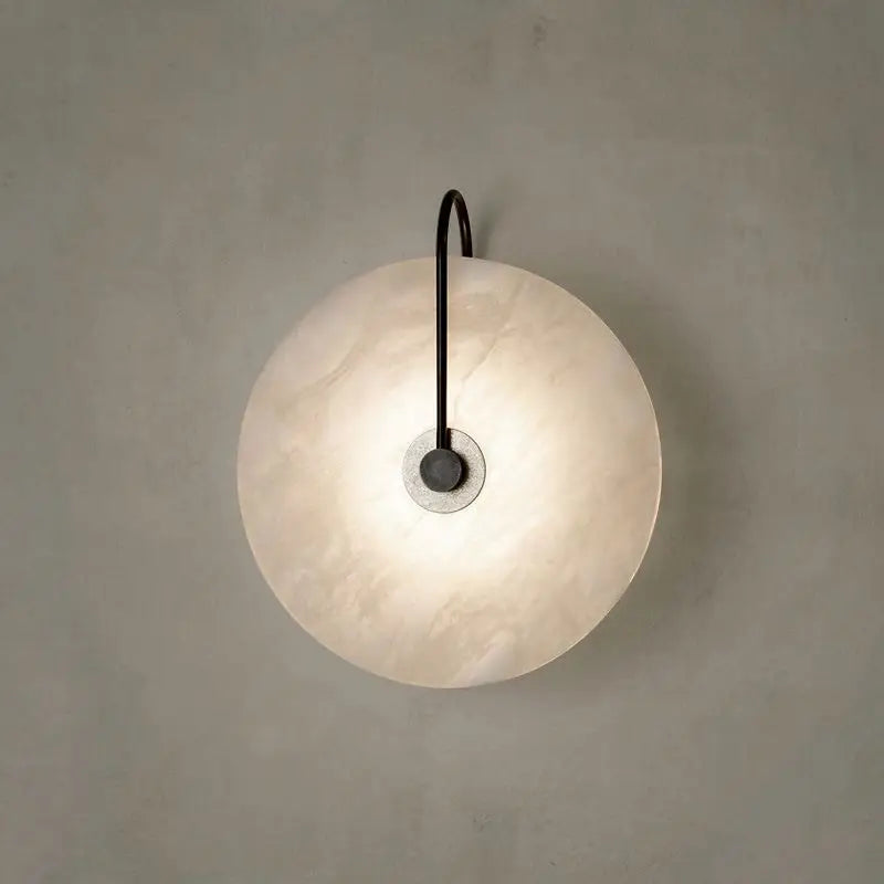 White marble wall lamp