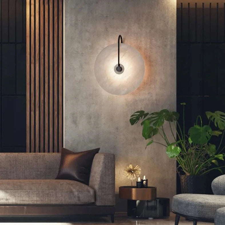 Marble Texture Wall Lamp for Kitchen, Living Room, Dining Room, Bathroom and Bedroom placed above sofa