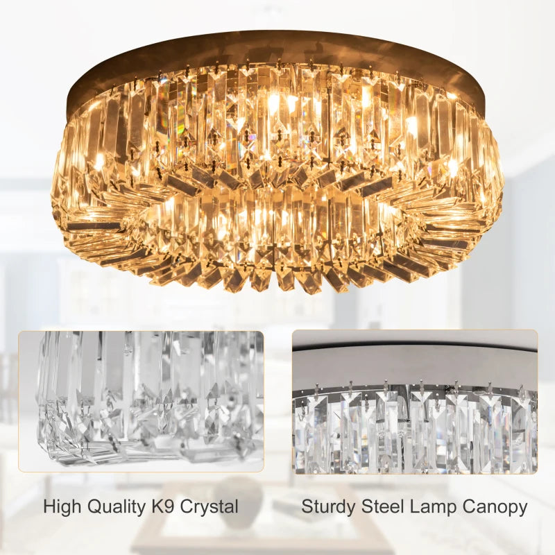 chandelier ceiling light showcasing high-quality K9 crystal 