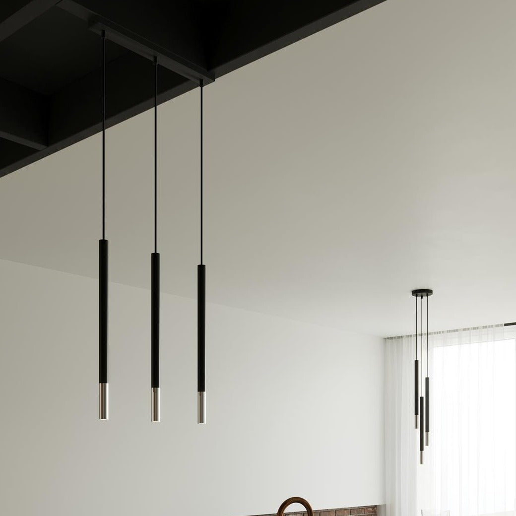 Trip Triple Chrome Pendant Chandelier Ceiling Light for Kitchen, Living Room, Dining Room and Bedroom