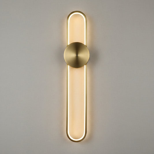 Elliptical Disc LED Wall Light product photograph showing design detail and finish