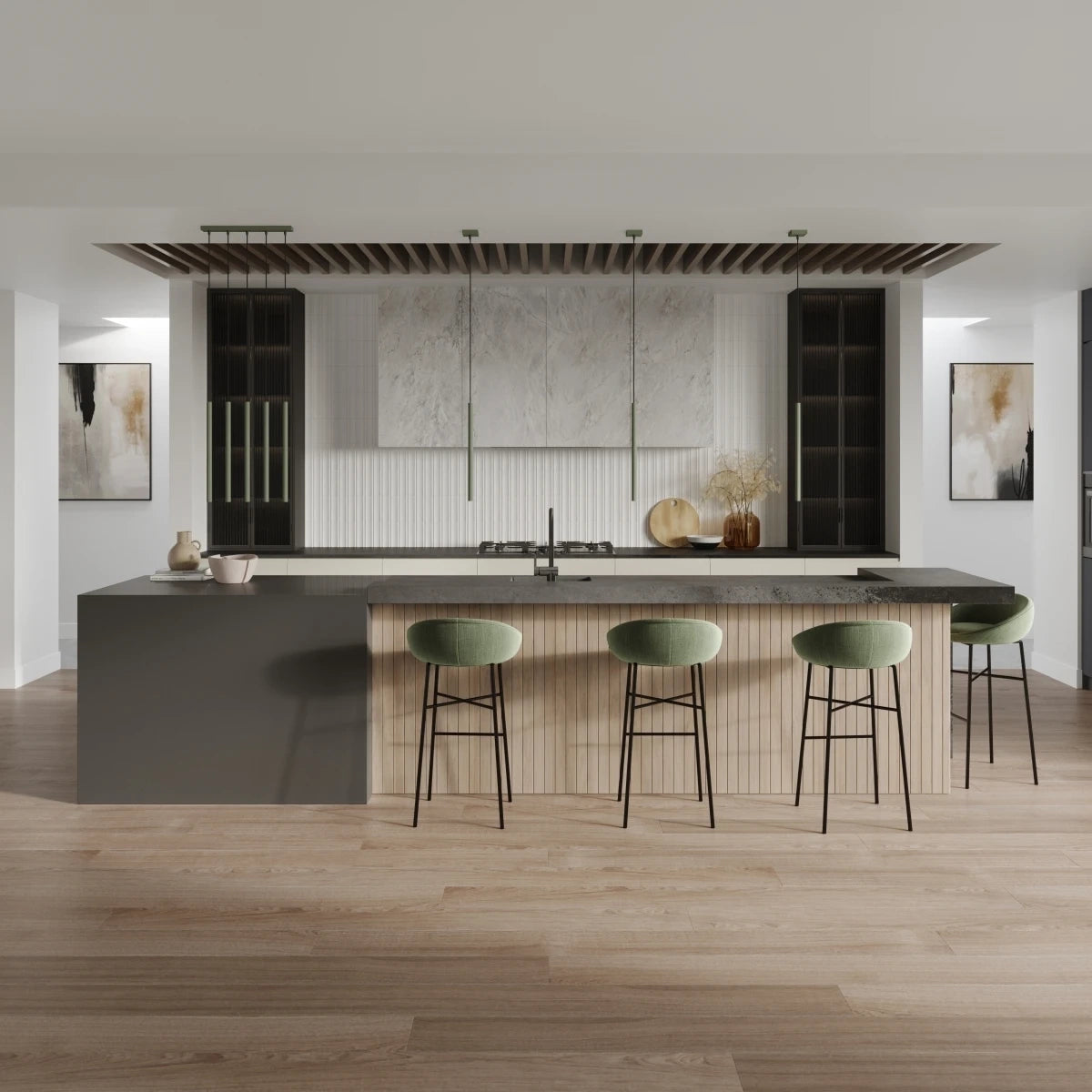 Trip Olive Green Pendant Light