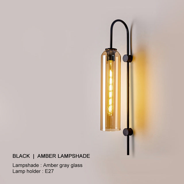 Nordic, Modern Glass Wall Lamp