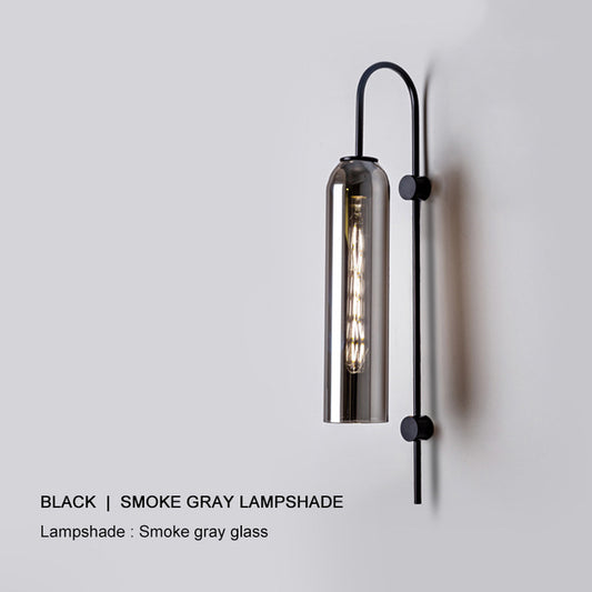Nordic Modern Green Chrome Glass Wall Lamp for Bedroom, Living Room, Dining Room, and Kitchen